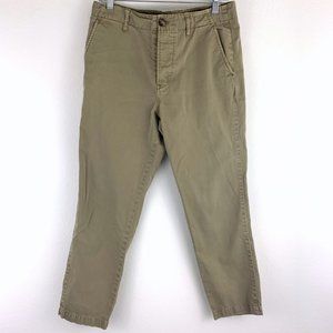 Madewell Cropped Ankle Rivington Trousers 27